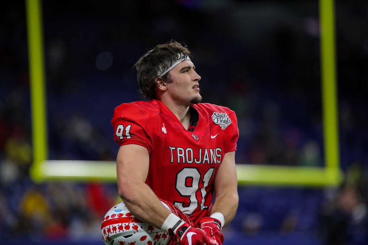 Congrats to 2-time Center Grove football state champion Caden Curry of Ohio State on winning the National Championship! The Buckeyes beat Notre Dame, 34-23.

#CGProud #TrojanPride
