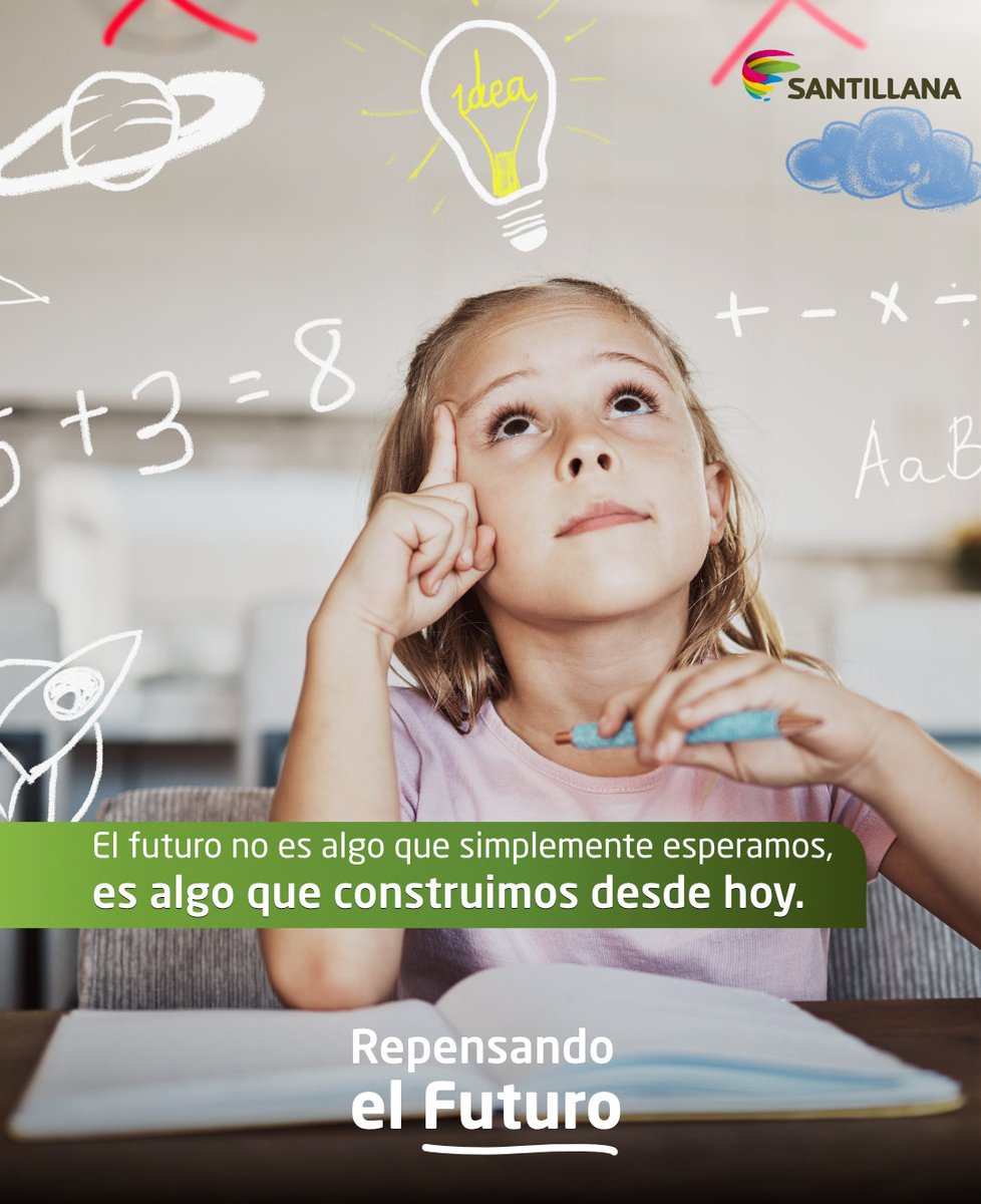 santillanagrupo's tweet photo. 🌱 Cada idea sembrada en las aulas de hoy da forma al mundo del mañana.
Reflexionemos sobre el impacto de la educación en el futuro.
💬 ¿Cómo piensas que será la educación del futuro?
#RepensandoElFuturo #SantillanaEducación #DíaMundialDelaEducación https://t.co/bBMg0SMQr0