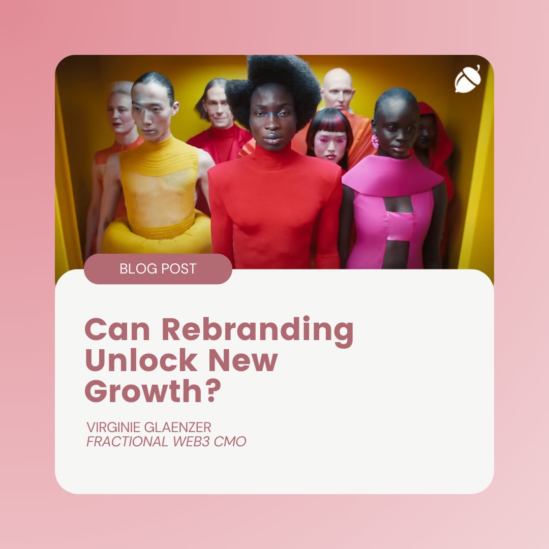Is your brand’s identity still aligned with your company’s mission and customer expectations? 🤔 As markets evolve, staying relevant can be the key to unlocking new growth opportunities. 

🔗 Read more: acornoak.net/post/can-rebra…