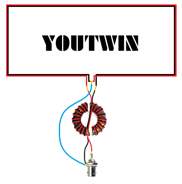 lambdaprog's tweet image. Possibly the cheapest #YouLoop variant to date: The #YouTwin. As it&apos;s still a passive loop, ou will need the good ol&apos; #Airspy HF+ Discovery to use it. Give it a try.