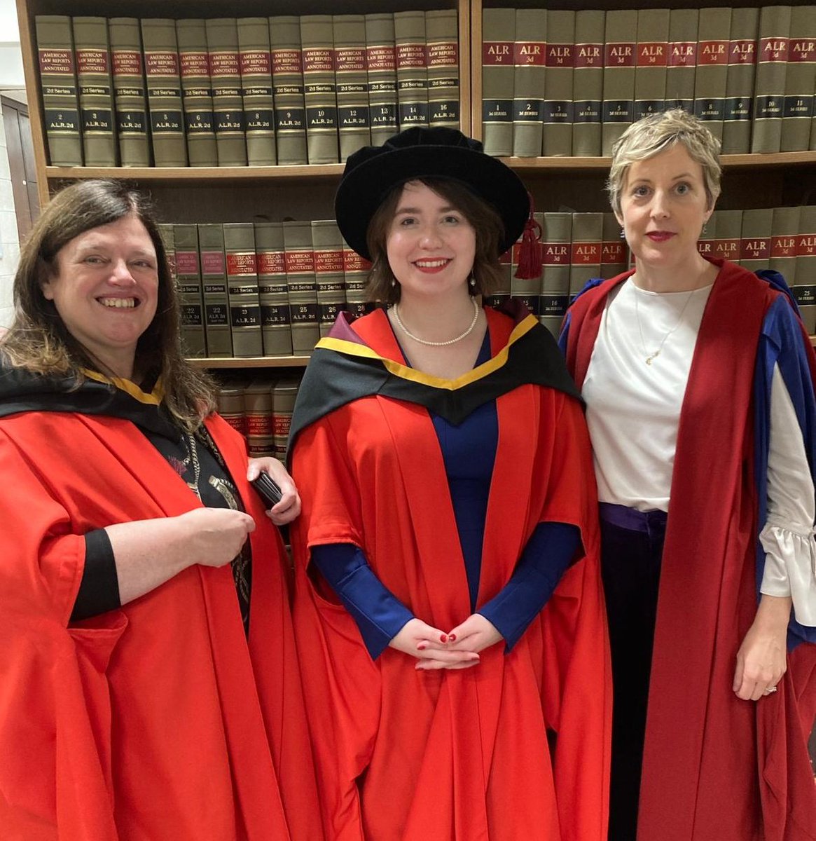 Siobhán O'Reilly (@siobhanoreilly_) on Twitter photo Great to see Morgan Senter graduate with her PhD today with supervisors Prof Amanda Clifford and Dr Orfhlaith Ní Bhriain. Morgan's PhD focused on dance for people living with Parkinson's Disease.
<a href="/ARC_UL/">ARC: Ageing Research Centre University of Limerick</a> <a href="/UL_Research/">UL Research</a> Great to see Morgan Senter graduate with her PhD today with supervisors Prof Amanda Clifford and Dr Orfhlaith Ní Bhriain. Morgan's PhD focused on dance for people living with Parkinson's Disease.
<a href="/ARC_UL/">ARC: Ageing Research Centre University of Limerick</a> <a href="/UL_Research/">UL Research</a>