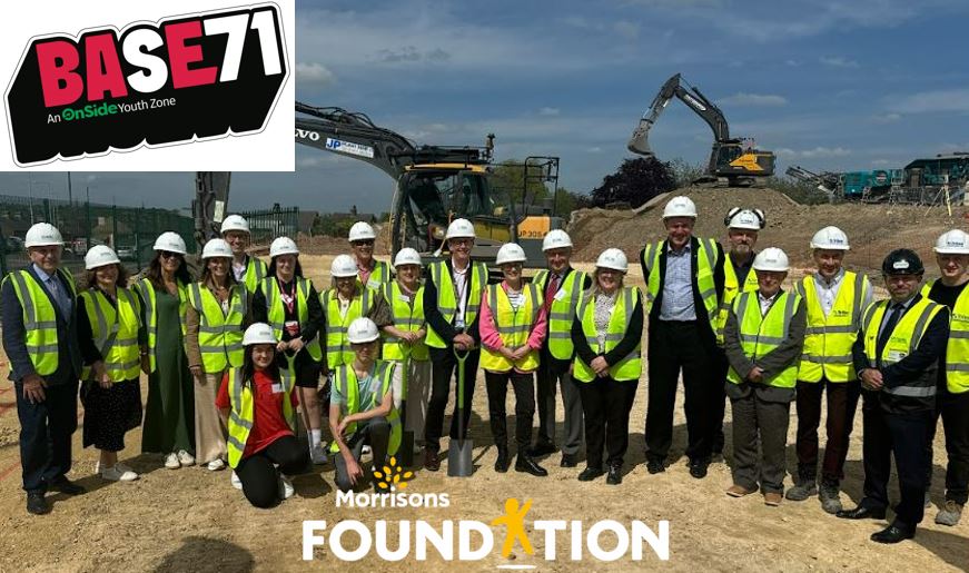 Morrisons Foundation (@morrifoundation) on Twitter photo We are delighted to support <a href="/Base71YouthZone/">Base71 Youth Zone</a>
The state-of-the art new youth centre in Barnsley, which is currently under construction, will offer a safe and vibrant space for young people aged 8-19 (and up to 25 for those with additional needs), through a range of opportunities We are delighted to support <a href="/Base71YouthZone/">Base71 Youth Zone</a>
The state-of-the art new youth centre in Barnsley, which is currently under construction, will offer a safe and vibrant space for young people aged 8-19 (and up to 25 for those with additional needs), through a range of opportunities