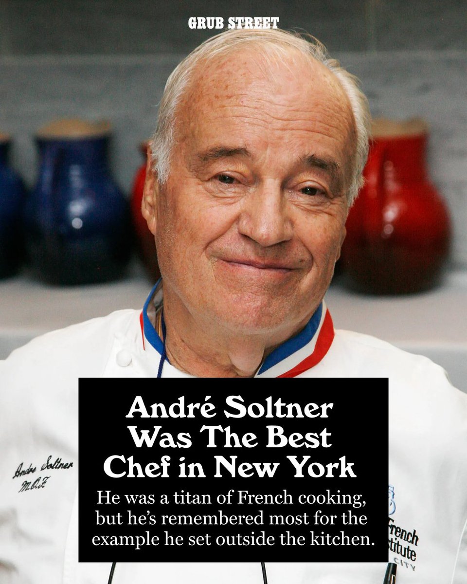 New York Magazine (@nymag) on Twitter photo "Food is not what continues to drive the legend of Lutèce," <a href="/asytsma/">Alan Sytsma</a> writes.
Read his tribute to the late chef here: grubstreet.com/article/andre-… "Food is not what continues to drive the legend of Lutèce," <a href="/asytsma/">Alan Sytsma</a> writes.
Read his tribute to the late chef here: grubstreet.com/article/andre-…