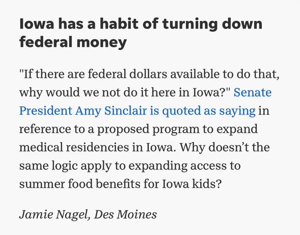 And for climate chaos preparedness. And for maternal health. And the list goes on.