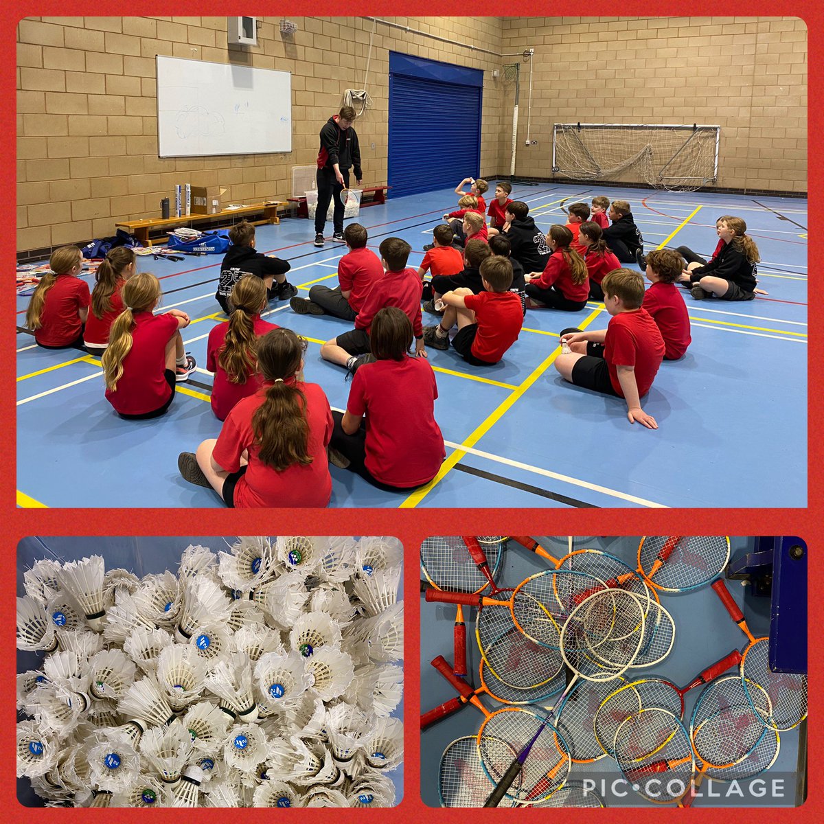 MissJonesPYG's tweet photo. Diolch i Luke o @BadmintonWales am
wers badminton gwych y prynhawn yma! Thank you Luke for our badminton lesson this afternoon 🏸 https://t.co/tADRxe3aoJ