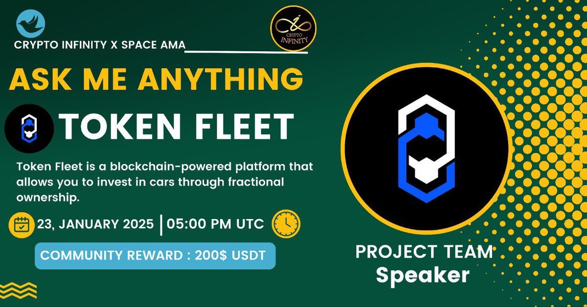 Cryptoinfinity || AMA + Spaces 🔊 tweet media