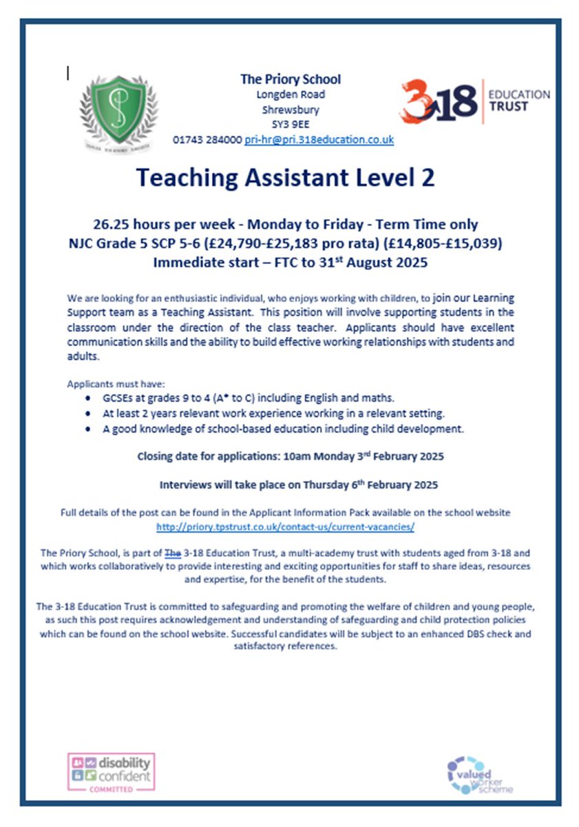 Exciting opportunity to join our Support Team