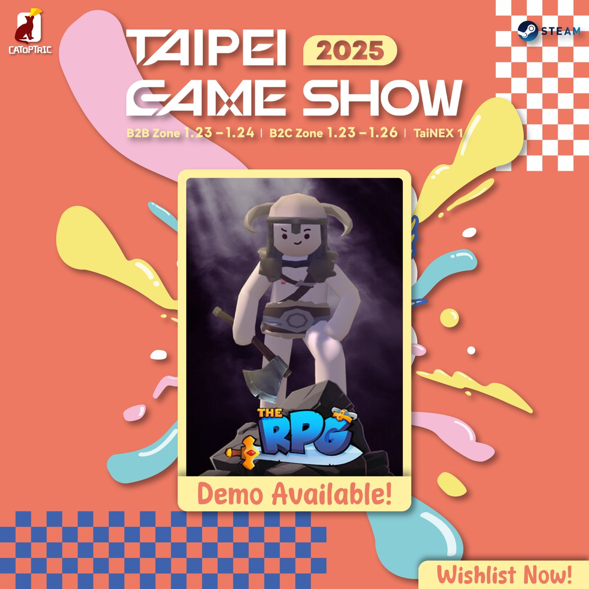 Big news from Taipei Game Show 2025! 🎉

Temporal Titans is nominated for the Best Design Category at Taipei Game Show 2025—we’re celebrating this amazing milestone. 🎖

And there’s more! We’ll also be at the event with three games in total, so make sure to check out THE RPG and
