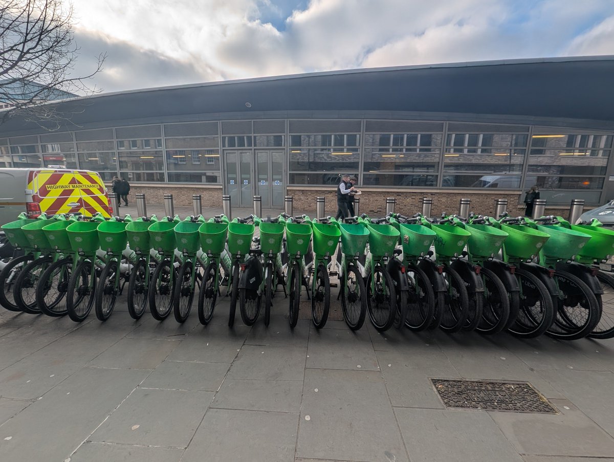 How many <a href="/limebike/">Lime</a>'s can you fit in 1.5 car parking spaces?

At least 28.