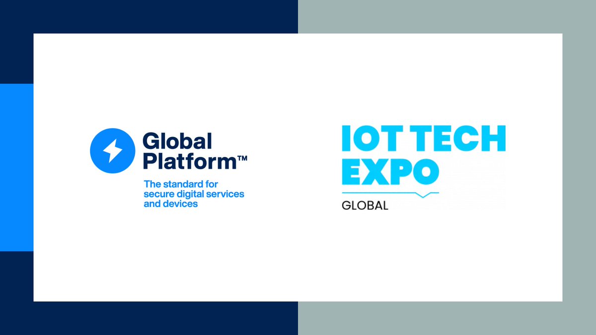 GlobalPlatform™ (@globalplatform_) on Twitter photo GlobalPlatform is pleased to support <a href="/iottechexpo/">IoT Tech Expo</a> Global which is returning to London from 5-6 February. Join over 7,000 experts to explore how the #IoT and #connectivity are transforming industries.
Register here: bit.ly/40g9lYM GlobalPlatform is pleased to support <a href="/iottechexpo/">IoT Tech Expo</a> Global which is returning to London from 5-6 February. Join over 7,000 experts to explore how the #IoT and #connectivity are transforming industries.
Register here: bit.ly/40g9lYM