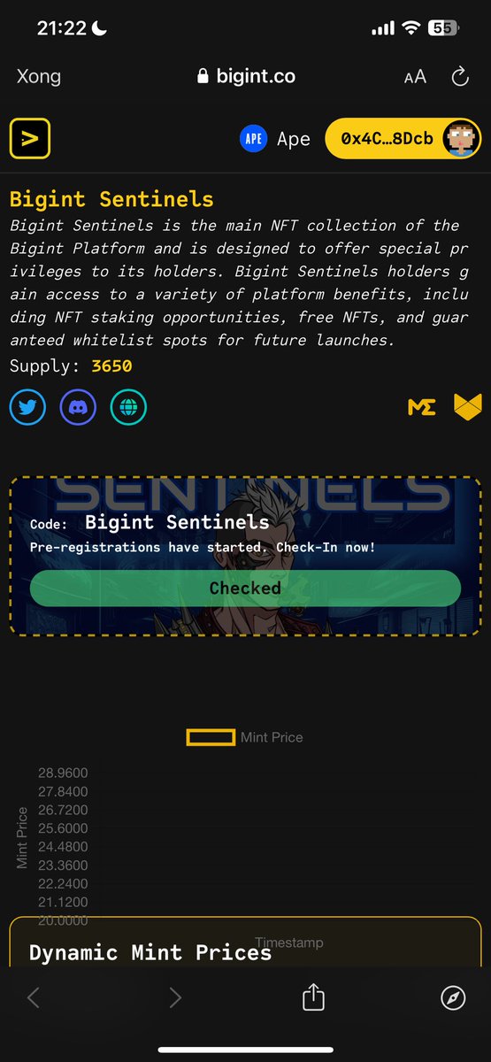 Bearcrypto2021's tweet photo. Alo Tổng Cung #Bigint Là 3650 NFT ! Sẽ Mint Vào Lúc 1h đêm Ngày 24/01 Nhé Anh Em! 😂😂😂
-Link đây: https://t.co/qvG7zsjQ7j
👉Anh Em Trúng WL của Gấu để ý nhé!
Chuẩn bị 20-60 Ape mua trên sàn binance gửi về ví metamask Chain Ape luôn nhá! 😅
👉WL sẽ Mint max được 3 NFT/1Ví , em Gấu sẽ bù lỗ 10$/1 ví nếu NFT này lỏ cho 5 anh em có WL của Gấu mint con vợ này!!! ☘️
👉Tại dự án làm tốt, có tâm, có đức, mà khổ cái ăn ngay thằng #Zkscam nên Gấu cũng mong muốn làm 1 điều gì đó động viên tinh thần cho các hôm mê này!!!! 😘😄😄
👉Wishing you success at Ape chain @BigIntCo 😘😘😘