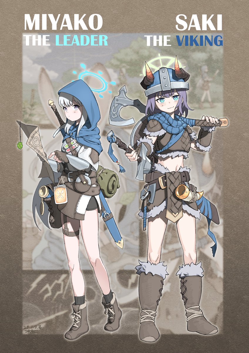 판타지 이격 배너
#BlueArcive #블루아카이브 #블루아카 #미야코 #사키