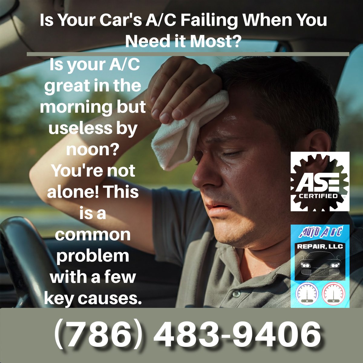 autoacrepair1's tweet image. Is your car's A/C blowing hot air? 🥶  Don't wait for summer! Get it checked at Auto A/C Repair LLC.
autoacrepair1.com/contact-us/
#Miami #AutoAC #CarRepair #TruckRepair #FleetMaintenance #BeatTheHeat