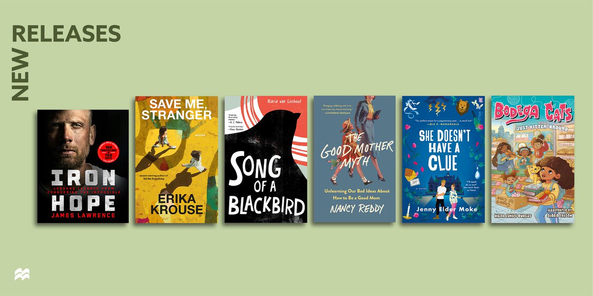 Macmillan Publishers (@macmillanusa) on Twitter photo Explore our spellbinding #newreleases from <a href="/IronCowboyJames/">James Lawrence</a>, Maria van Lieshout, <a href="/ErikaKrouse/">Erika Krouse</a>, Jenny Elder Moke, <a href="/HildaEBurgos1/">Hilda E Burgos</a> with illustrator, Siara Faison, and <a href="/nancy_reddy/">Nancy Reddy</a> 📚✨ View them all at bit.ly/40tDKSN Explore our spellbinding #newreleases from <a href="/IronCowboyJames/">James Lawrence</a>, Maria van Lieshout, <a href="/ErikaKrouse/">Erika Krouse</a>, Jenny Elder Moke, <a href="/HildaEBurgos1/">Hilda E Burgos</a> with illustrator, Siara Faison, and <a href="/nancy_reddy/">Nancy Reddy</a> 📚✨ View them all at bit.ly/40tDKSN