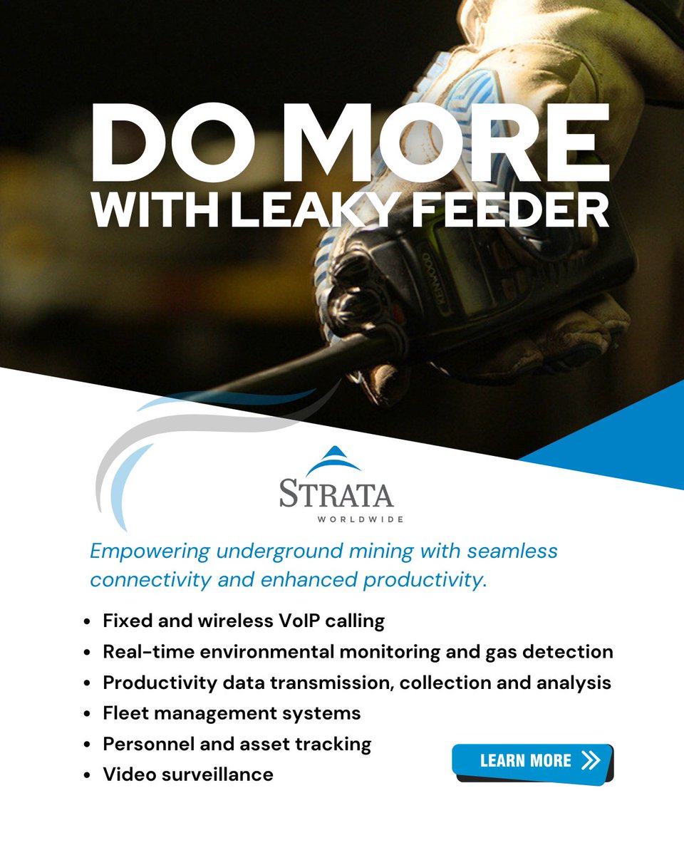 DigitalBRIDGE Plus+ leaky feeder systems are breaking barriers by delivering more than standard two-way voice communication. With simple PoE device connectivity, leaky feeder is a tool for streamlining productivity and enhancing safety.  bit.ly/3Wr6Dyk