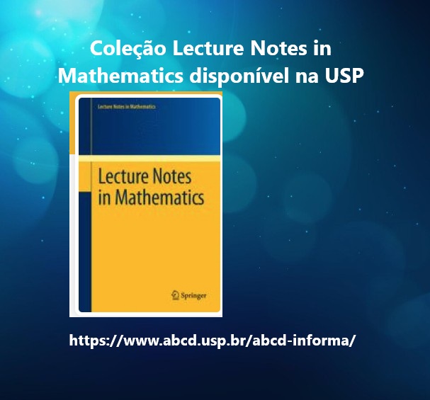 abcdusp's tweet image. A USP, por meio ABCD, acaba de assinar as séries Lecture Notes in Computer Science (LNCS), Lecture Notes in Mathematics (LNM) e Lecture Notes in Physics (LNP)
Saiba mais: abcd.usp.br/noticias/lectu…
@abcdusp @springer1842 #lecturenotes #ebooks