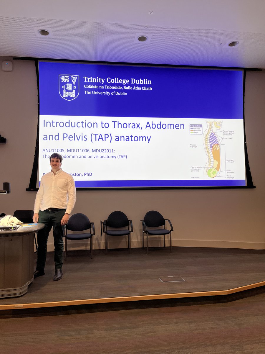 AnatomyTCD (@anatomytrinity) on Twitter photo Great to have the student buzz around again🤗A busy 1st week & it's only day 2! <a href="/DannyJohnston2/">Danny Johnston</a> 🤩kicks off Semester 2 teaching with an introduction to Thorax🫁🫀 Abdomen & Pelvis Anatomy, delivering to almost 300 students studying Medicine, Radiation Therapy 👏 Great to have the student buzz around again🤗A busy 1st week & it's only day 2! <a href="/DannyJohnston2/">Danny Johnston</a> 🤩kicks off Semester 2 teaching with an introduction to Thorax🫁🫀 Abdomen & Pelvis Anatomy, delivering to almost 300 students studying Medicine, Radiation Therapy 👏