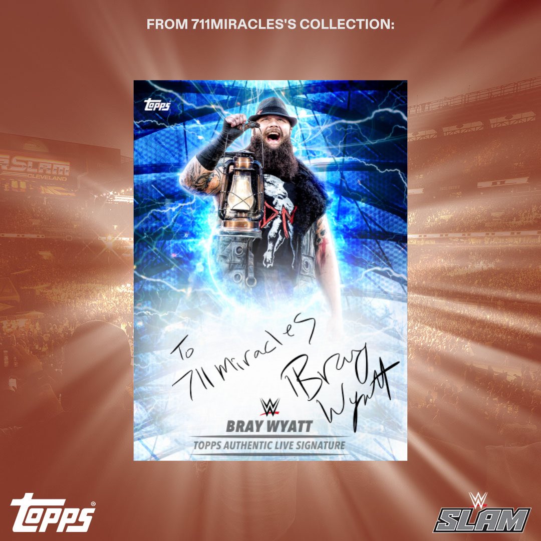 Wrestle_Connect's tweet image. ⁦@ToppsSLAM⁩ is back 
#connectingpeoplethroughwrestling #toppsslam ⁦@Topps⁩ ⁦@ToppsDigital⁩