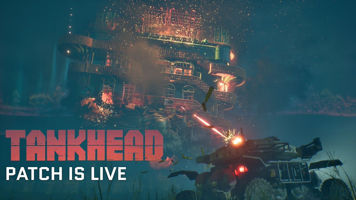 Attention TankHeads! We've just deployed Patch 1.0.70019. It includes bug and stability fixes as well as some community requests. You can read the full patch notes here: 

tankhead.com/tankhead-patch…