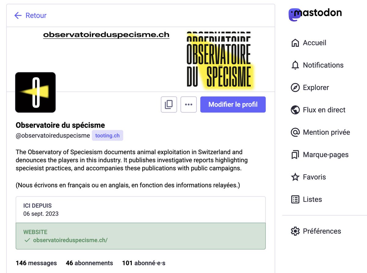 Observatoire du spécisme tweet media