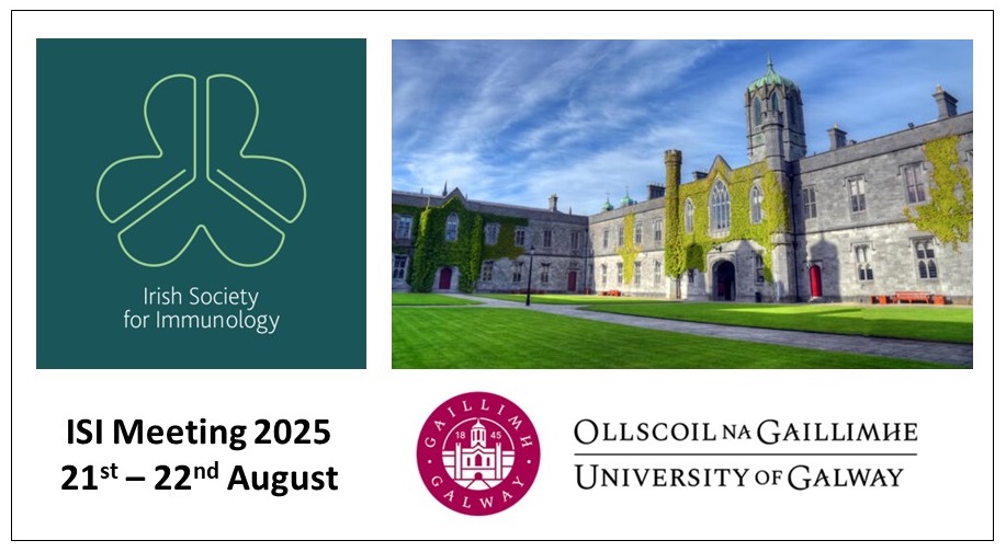 Irish Immunology (@irishimmunology) on Twitter photo 🚨Save the Date!The 2025 Irish Immunology Annual Meeting is happening on 21-22 August <a href="/uniofgalway/">Ollscoil na Gaillimhe | University of Galway</a> Mark your calendars🗓️ & join us for cutting-edge research, networking, and collaboration Details to follow irishimmunology.ie/isi-annual-mee…
#IrishImmunology <a href="/yISI_ie/">yISI</a> <a href="/EFIS_Immunology/">EFIS</a> <a href="/y_efis/">yEFIS</a> 🚨Save the Date!The 2025 Irish Immunology Annual Meeting is happening on 21-22 August <a href="/uniofgalway/">Ollscoil na Gaillimhe | University of Galway</a> Mark your calendars🗓️ & join us for cutting-edge research, networking, and collaboration Details to follow irishimmunology.ie/isi-annual-mee…
#IrishImmunology <a href="/yISI_ie/">yISI</a> <a href="/EFIS_Immunology/">EFIS</a> <a href="/y_efis/">yEFIS</a>