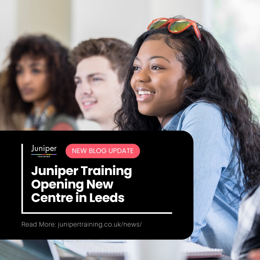 New Update! Juniper Training is opening a new centre in Leeds for our Pre-Apprenticeship Programme. Whether you're looking to boost your skills in Maths, English, Workskills, or gain valuable work experience, we've got you covered!

Read more: junipertraining.co.uk/blog/juniper-t…