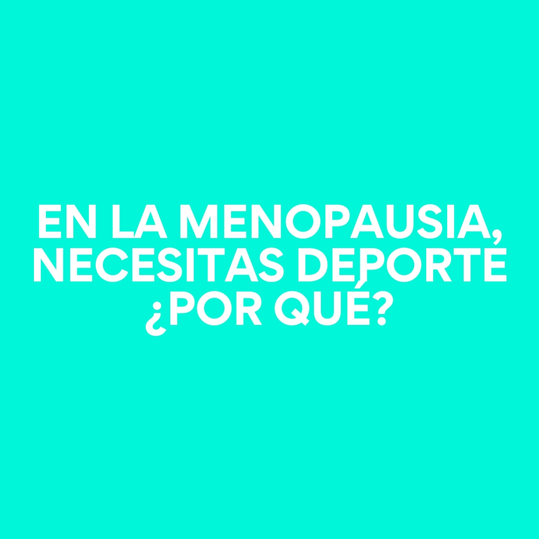 La menopausia no es una pérdida, es una transformación. Cada etapa necesita cuidados específicos, y esta es tu oportunidad para priorizarte. 💪 El deporte es tu aliado para fortalecer tu cuerpo, equilibrar tu mente y cuidar tu energía. ✨bit.ly/3E3G0ct