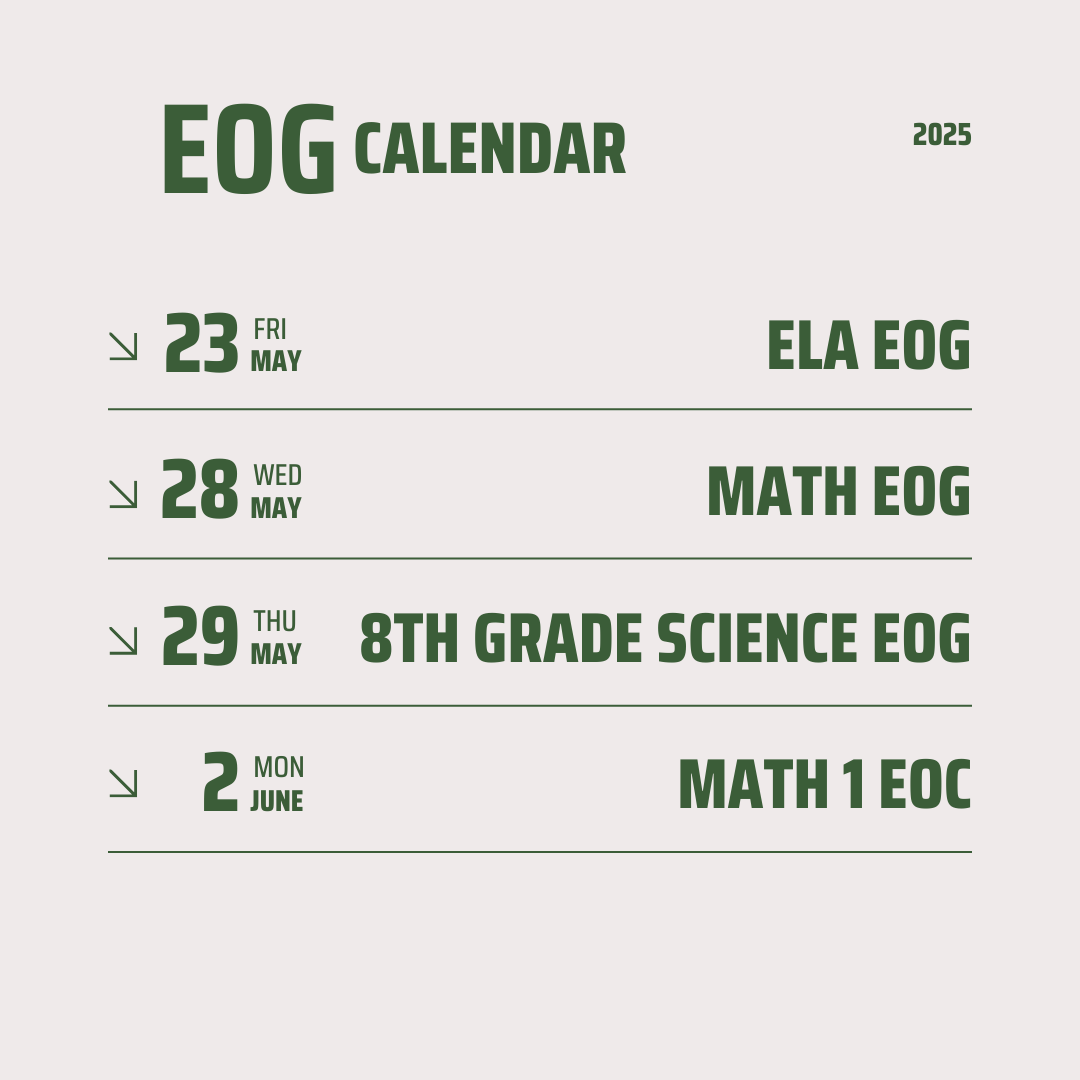 Parkwood Middle School (@parkwoodmsnc) on Twitter photo Let's be proactive and get these EOG dates on the calendar! We're setting big goals and working hard! @aghoulihan @ucpsnc <a href="/jpdelucia/">John DeLucia</a> Let's be proactive and get these EOG dates on the calendar! We're setting big goals and working hard! @aghoulihan @ucpsnc <a href="/jpdelucia/">John DeLucia</a>