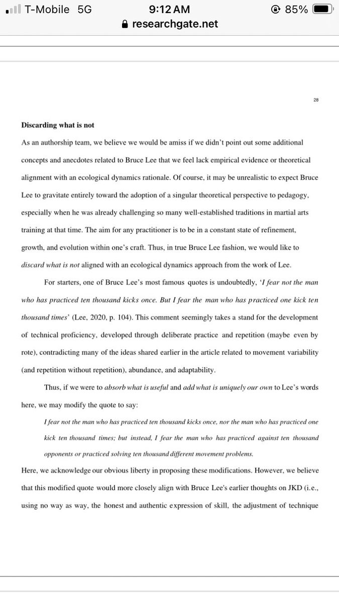 MovementMiyagi's tweet photo. Anyone is free to critique or challenge ideas within a paper all day long…

But don’t try to act as if someone said something they didn’t or portray them as attempting to deceive readers to fit a narrative. That, as I say in the pod w/Stu &amp; Tyler, is bush league. https://t.co/NRZaAKfZGU