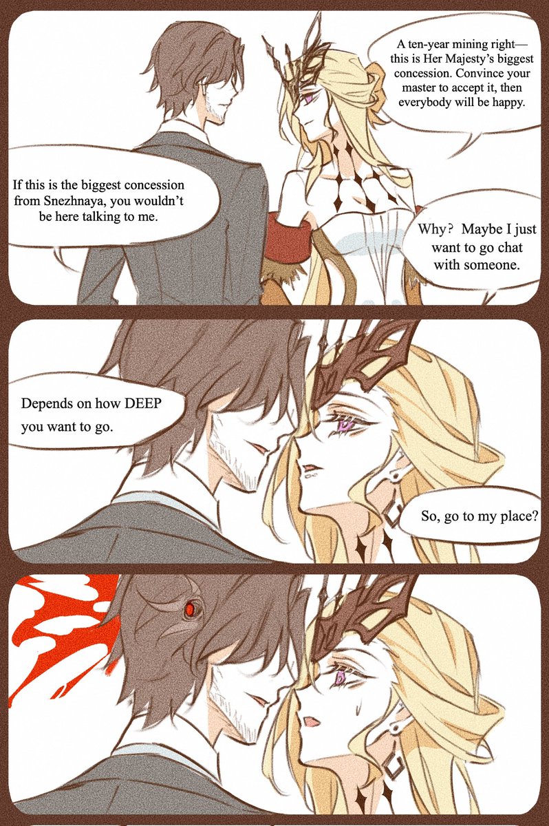 Sniper & Diplomat
draw something before they sleep🥰
#仆炎 #arlenora #Arlecchino #SIGNORA #lasignora #Genshinfanart #GenshinImpact