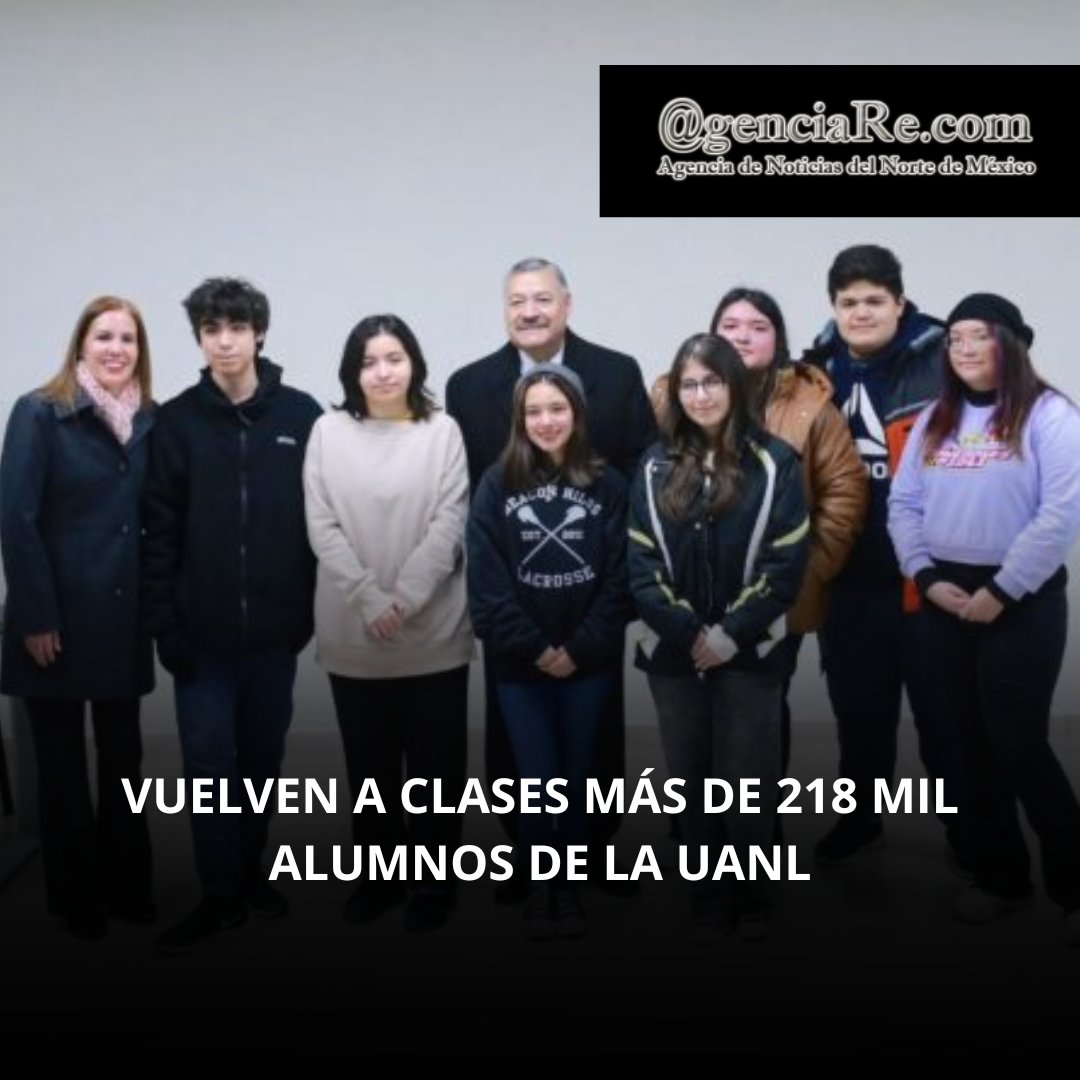 AgenciareCom's tweet photo. Vuelven a clases más de 218 mil alumnos de la UANL

@UANL 

Leer más:

https://t.co/1Fip9RMRPl https://t.co/CQX0XL6dgu