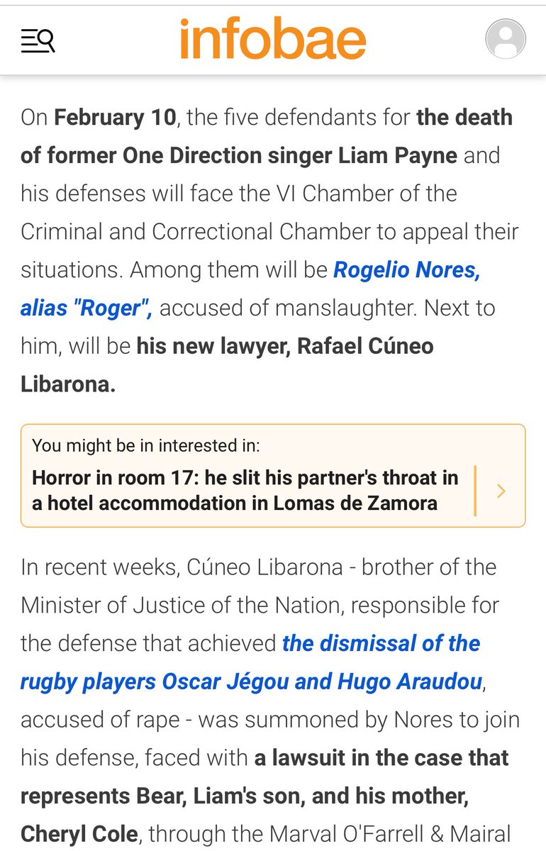 PaynoLiam29's tweet photo. Welcome to another episode of The Circus and the Clown. It turns out that Nores’ new lawyer is the brother of Argentina’s Minister of Justice‼️

On February 10, the five defendants will attempt to appeal their charges before the Sixth Chamber of the Criminal and Correctional Court. Judge Laura Bruniard had identified Nores as Liam’s “guardian” in Argentina. Since the argument that he was just a friend isn’t working, their new defense strategy is to claim that Liam had issues from a young age and was now an adult making his own decisions.

In summary, they’re blaming the parents for not looking after him and Liam for relapsing (personal responsibility). Oh, how convenient!!

This is the most corrupt case we’ve ever seen, yet we’re still standing strong at the forefront! If Nores is so scared, it’s for a reason—we can’t stop now.

#JusticeForLiam #LiamPayneForever #LiamPayne #WeWillNotBeSilenced
#JusticiaParaLiamPayne #ArrowWarriors