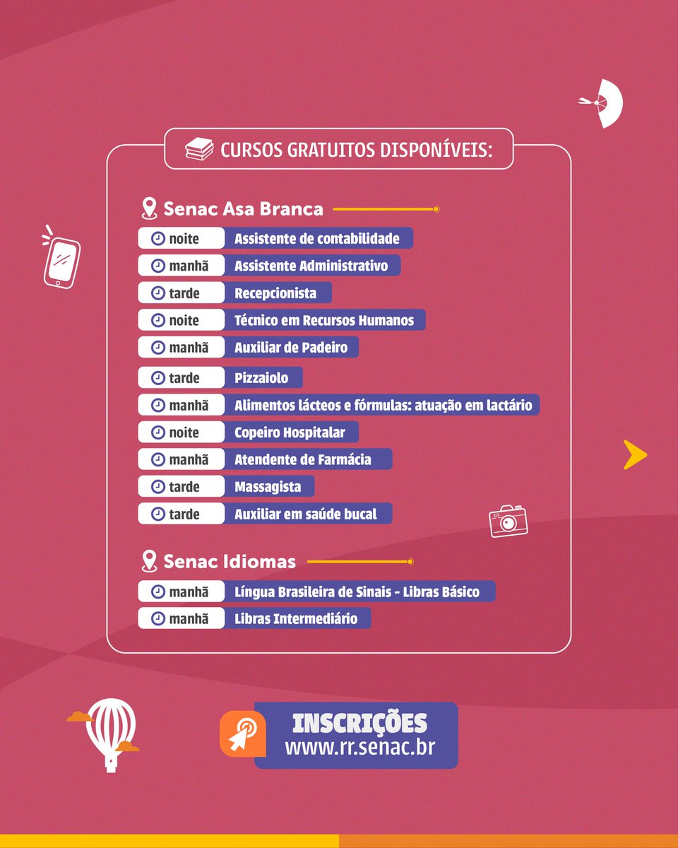 🚨 Atenção Boa Vista! 🚨

📄 Prepare sua documentação! O edital do PSG já está disponível!

Não perca essa oportunidade de participar dos cursos gratuitos do Senac!

🔗 Mais informações: app.rr.senac.br/psg/#/consulta…