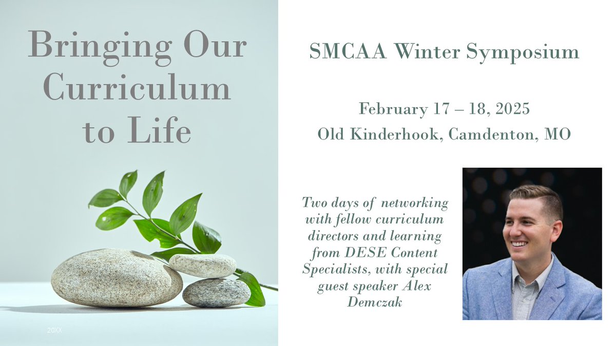 SMCAAjcmo's tweet image. Registration is still open for our 2025 SMCAA Winter Symposium. Visit smcaa.org/conferences/wi… for more information and to register.