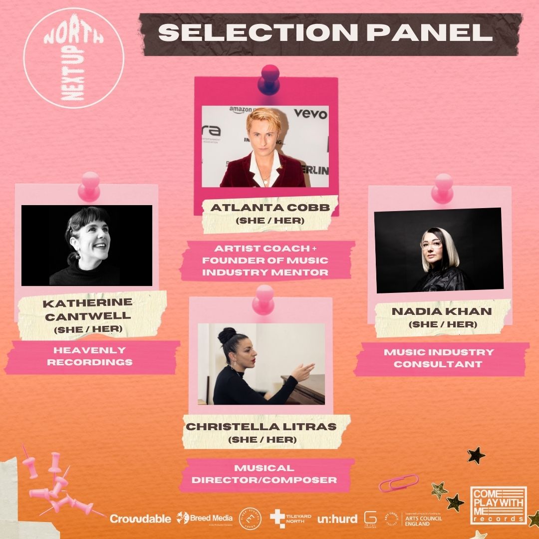 🚨 Meet the Next Up North Selection Panel! 🚨

Join us on Jan 31, 2025, at I Know A Place in Leeds City Museum as 10 artists showcase their work to top industry pros. Who will make the final 6? 🌟

🎟️ Tickets: cpwm.co/ikap