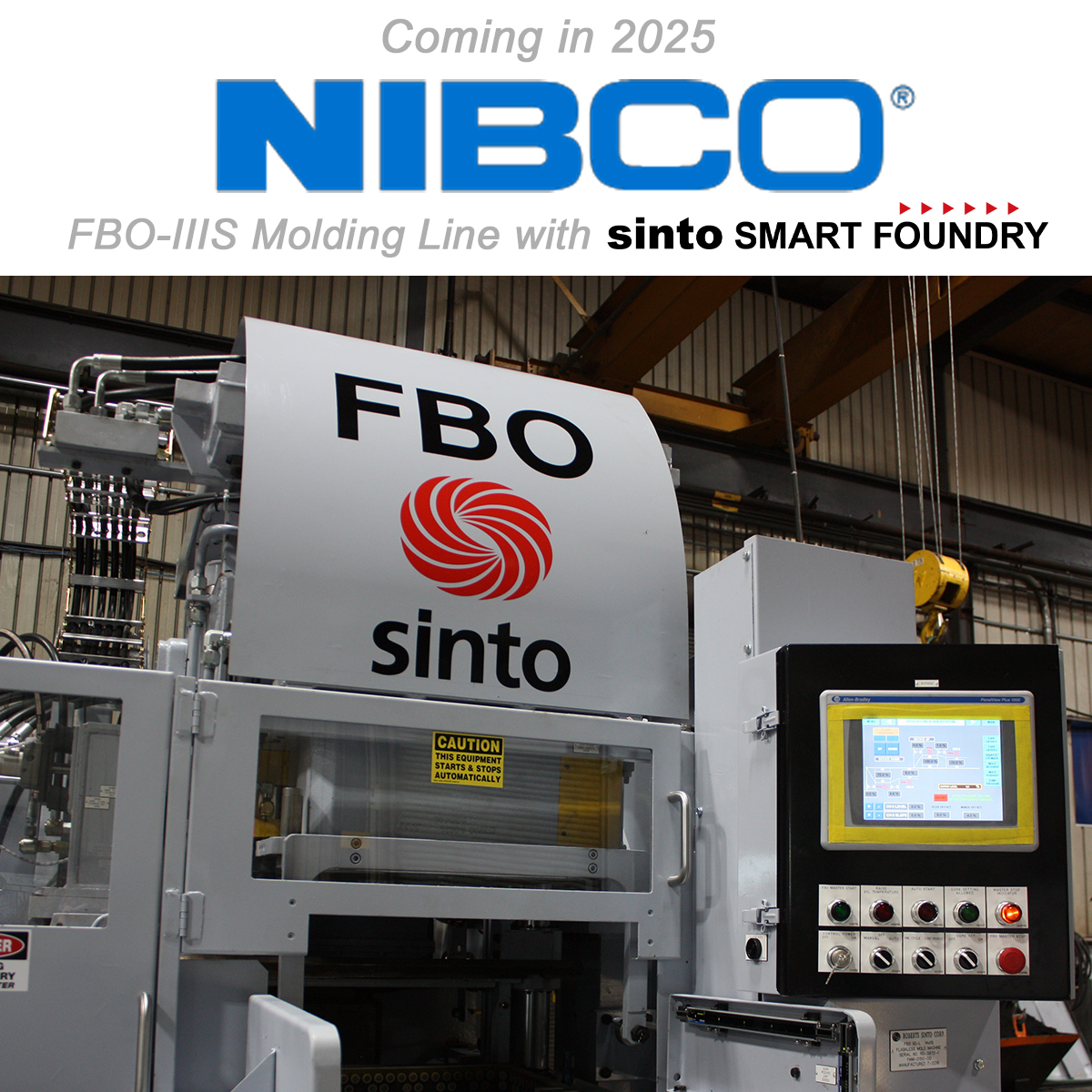 SintoAmerica (@sintoamerica) on Twitter photo Sinto is excited to welcome <a href="/nibcoinc/">NIBCO INC.</a> to the Sinto family! NIBCO has recently purchased a FBO-IIIS Molding Line, complete with a cooling conveyor and SINTO SMART FOUNDRY® integration. This cutting-edge system will replace an aging molding line and is expected to ship this year. Sinto is excited to welcome <a href="/nibcoinc/">NIBCO INC.</a> to the Sinto family! NIBCO has recently purchased a FBO-IIIS Molding Line, complete with a cooling conveyor and SINTO SMART FOUNDRY® integration. This cutting-edge system will replace an aging molding line and is expected to ship this year.