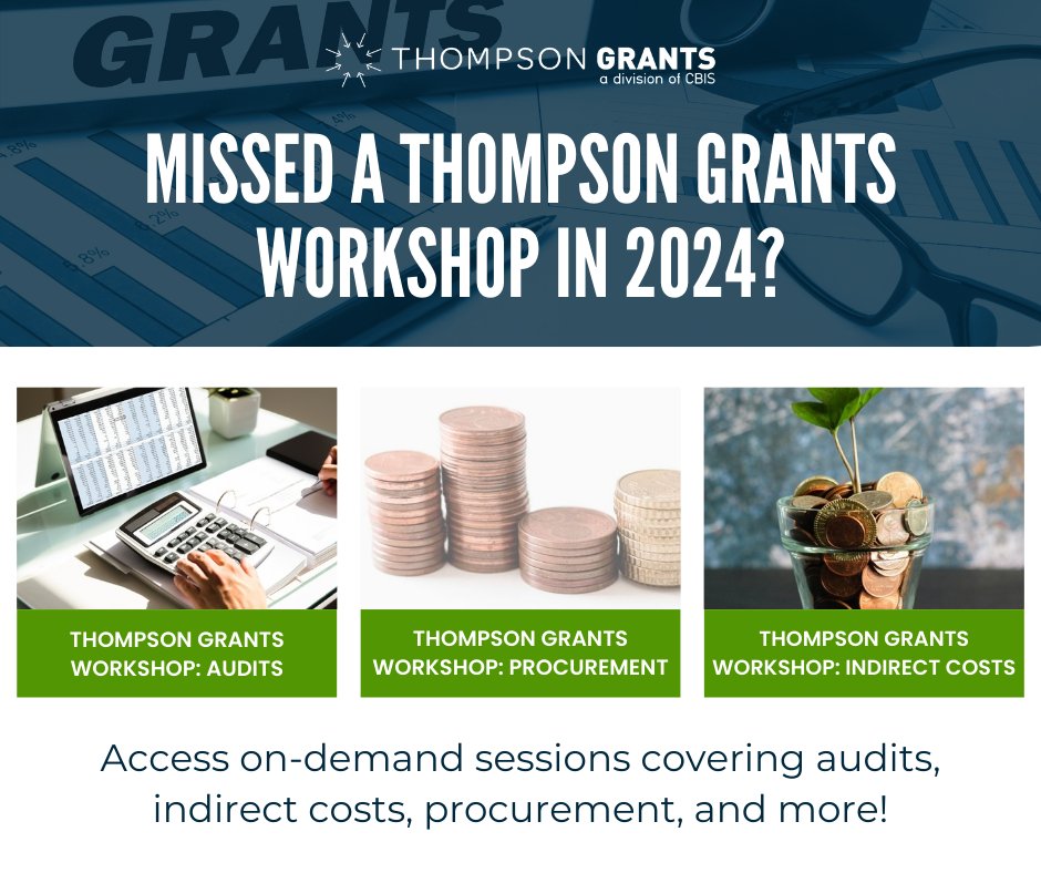 Get the expert compliance training you need when you need it! Explore the Thompson Grants On-Demand Workshops available from 2024 now: pathlms.com/cbis/courses?c… #FederalGrants #OnDemand #Compliance #GrantManagement