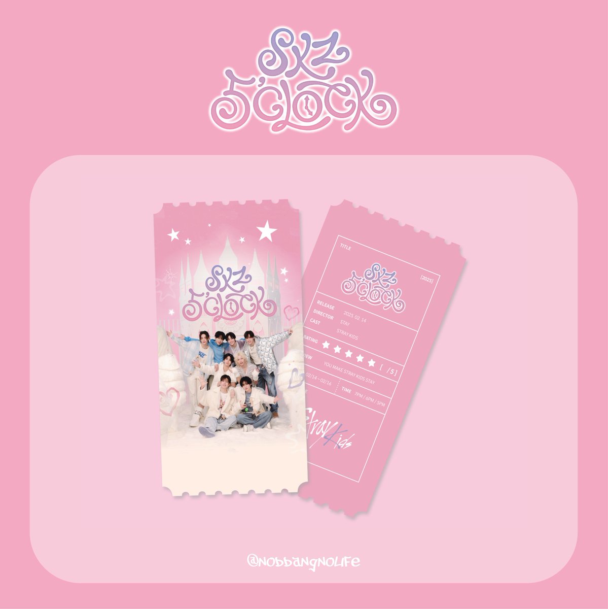 𝙎𝙩𝙧𝙖𝙮 𝙆𝙞𝙙𝙨 𝟱𝙩𝙝 𝙁𝙖𝙣 𝙈𝙚𝙚𝙩𝙞𝙣𝙜
ﾟ.*･｡ﾟ.*･ﾟ𝗦𝗞𝗭 𝟱'𝗖𝗟𝗢𝗖𝗞 ﾟ.*･｡ﾟ.*･ﾟ

스키즈 팬미팅에서 오리지널 티켓을 극소량 나눔합니다💕

💖2/14(첫콘), 2/15(중콘), 2/16(막콘)
💖시간 및 장소 타래 공지
🎀리노 or 아이엔 버블 100일 이상이신 분