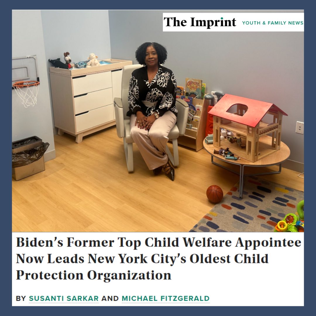 During her time in D.C., Aysha E. Schomburg championed prevention, equity, and kinship care while addressing systemic racial disparities. Now, she’s bringing that transformative vision to NYSPCC. Click here to learn more: imprintnews.org/top-stories/pr…