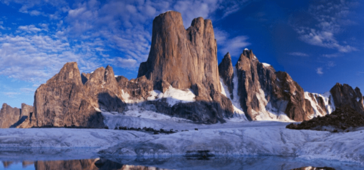 AmericanGeo's tweet photo. #TopoTuesday The Arctic Cordillera in Canada, stretching from Ellesmere Island, Canada’s most northern point, all the way to the Torngat Mountains of northern Labrador. The landscape is known for polar ice fields, alpine glaciers, inland fjords, and large bodies of water. https://t.co/qbVhp6Zk2m