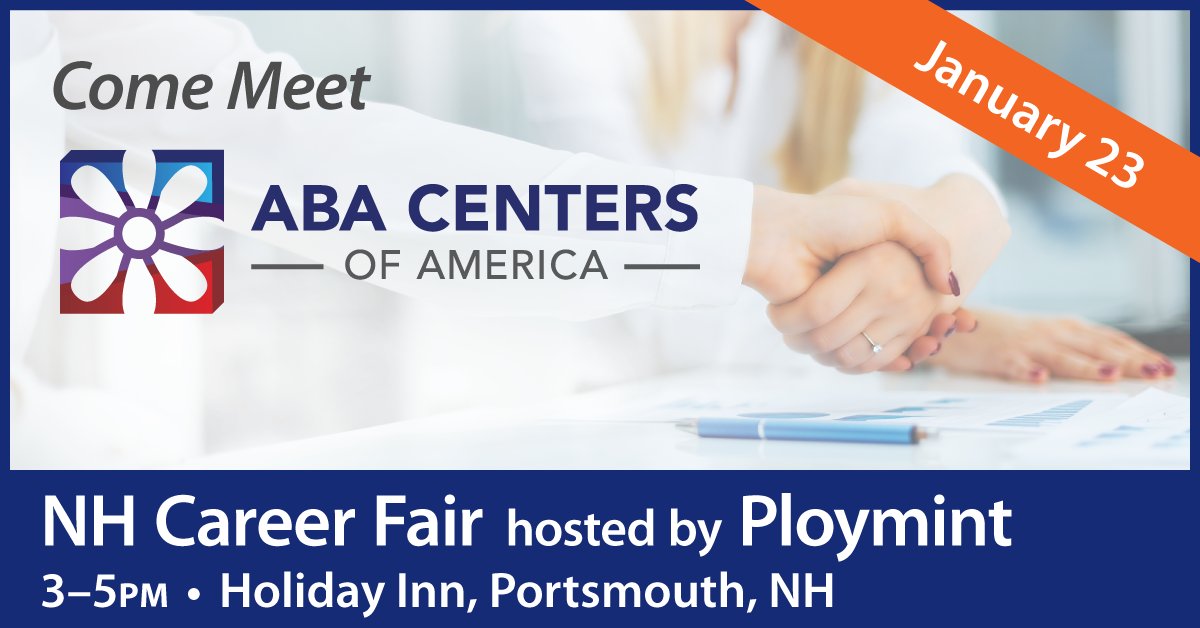 PloymintNH's tweet photo. Come meet @ABACenters and other great employers at the #NHCareerFair. Learn more at https://t.co/Drilp548fu

#Ploymint #JobsInNH #CareerFair #JobFair #NewHampshire https://t.co/NWgyjj1B4D