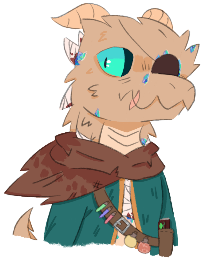 TigerSharkArt's tweet photo. Finally drew my kobold potionmaker D&D character (haven't played him yet). Quite glad with how it came out :3
#art #artwork #furry #furryart #furryartwork #scalie #kobold #potion #potionmaker #fantasy #eyepatch https://t.co/fUccnGYIuk