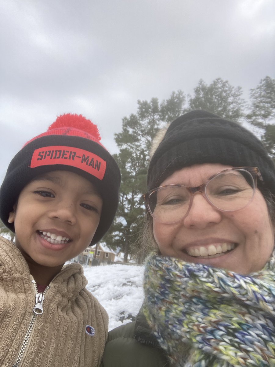 Ran into one of my Pre-K friends <a href="/HumbleISD_OE/">Oaks Elementary</a>. 
❄️☃️❄️