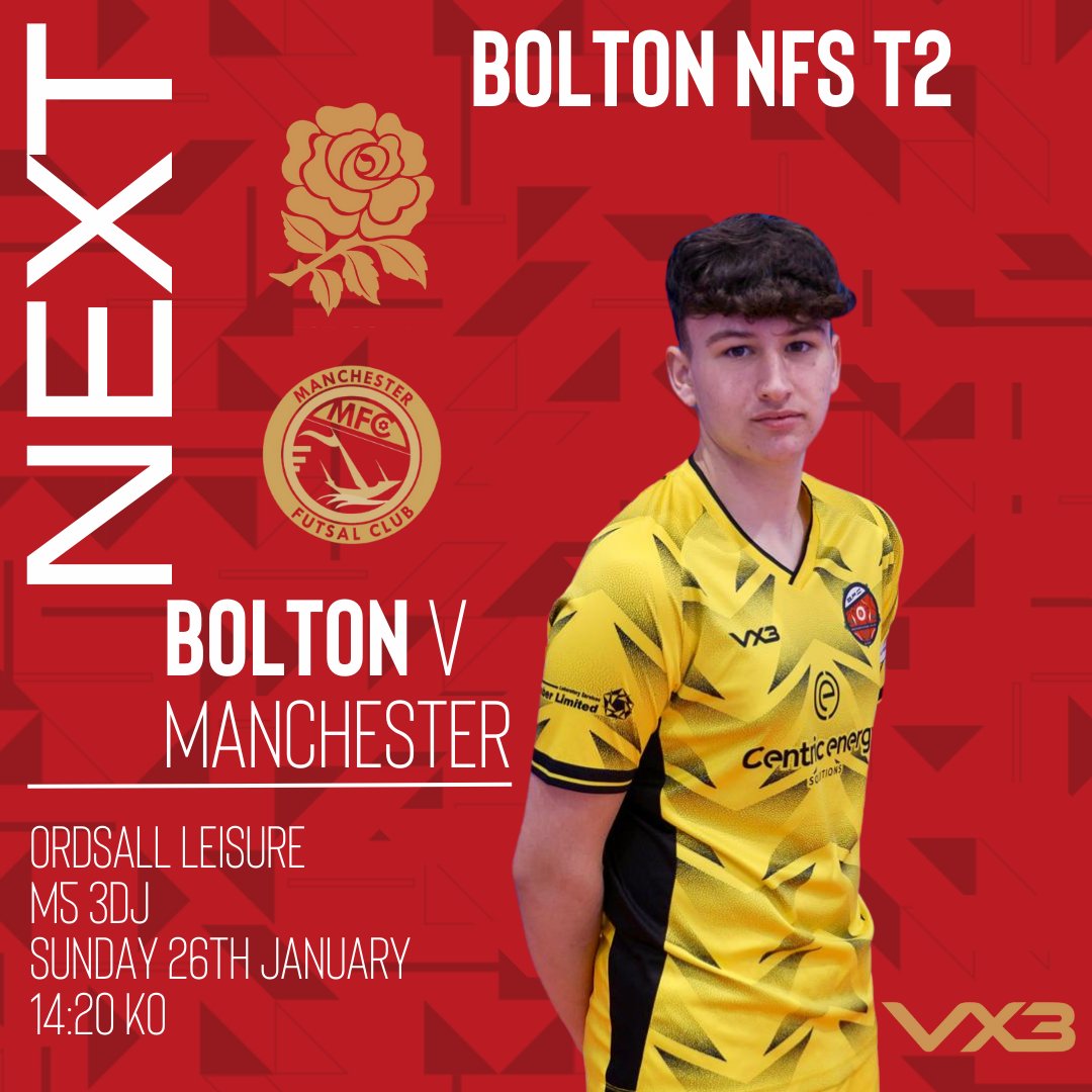 BFC_futsalclub's tweet photo. Are we ready it's  Double Derby Day!!  A top of the table clash as our Seniors take on @MFC_Futsal in the @FA_NFS T1 and if that's not enough our Bolton Bs look to keep up that winning streak, 2 games not to be missed💥 
T1 Cycling Centre 10.20 ko
T2 Ordsall Leisure 14.20 ko https://t.co/hXG0Nqo7hi