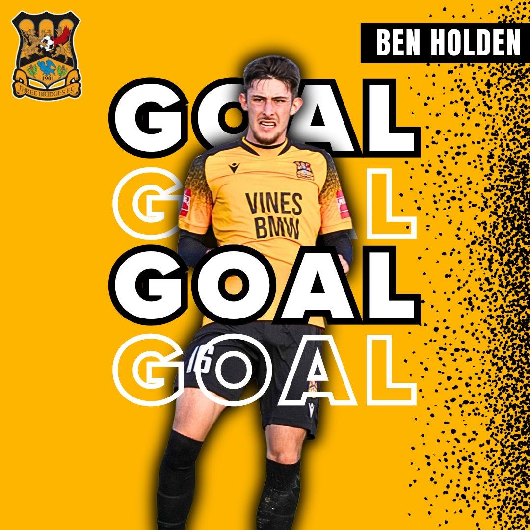 ThreeBridgesFC's tweet photo. GOAL: THREE BRIDGES 1-0 Lancing - Ben Holden (3') #IsthmianLeague https://t.co/BHaZGNfdU8