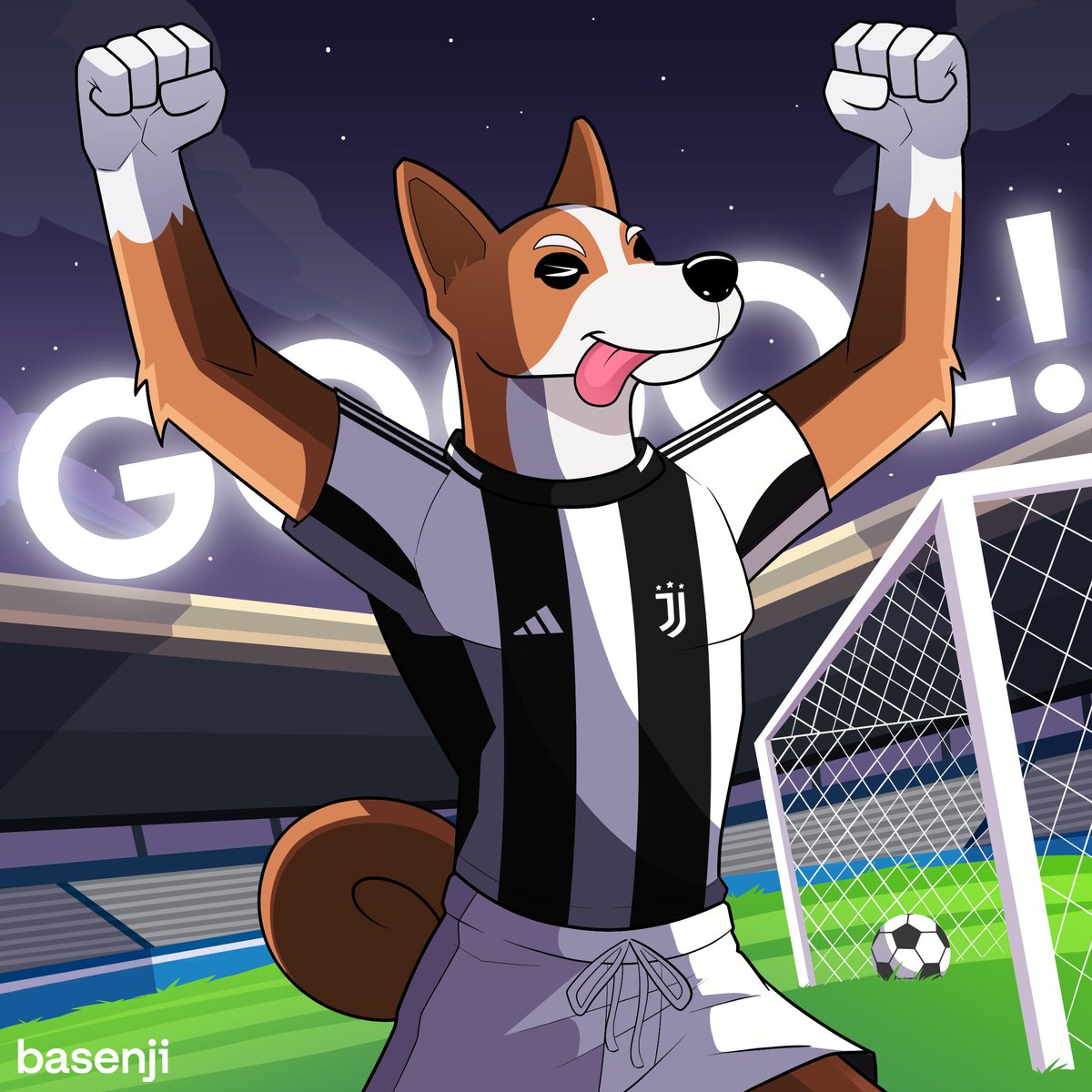 Back of the net, onchain on <a href="/base/">Base</a>

$BENJI