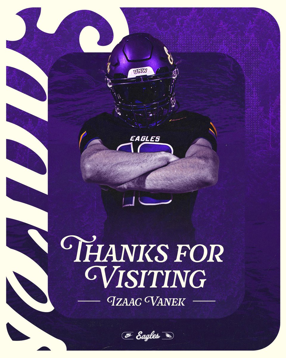 Thank you to <a href="/UNWCoachBostrom/">Mike Bostrom</a> and <a href="/unwfb/">UNW Football</a> for a great visit!