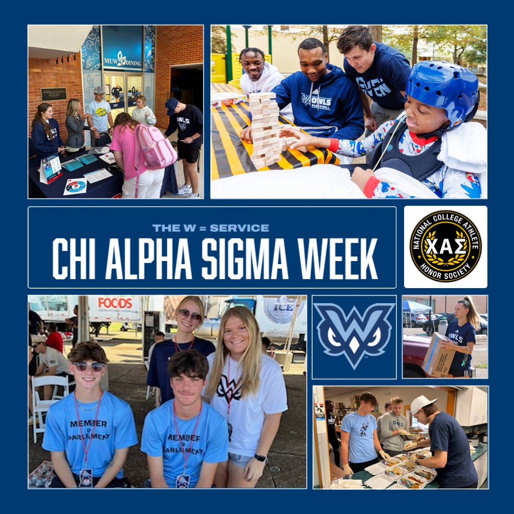 TheWAthletics's tweet photo. .@TheWAthletics  celebrates student-athletes excelling in academics, athletics, and leadership during #CASWeek (Jan. 21-23, 2025). The Owls are proud members of the Chi Alpha Sigma National College Athlete Honor Society!
Day 1- COMMUNITY DAY https://t.co/wVpPWlvo7z
