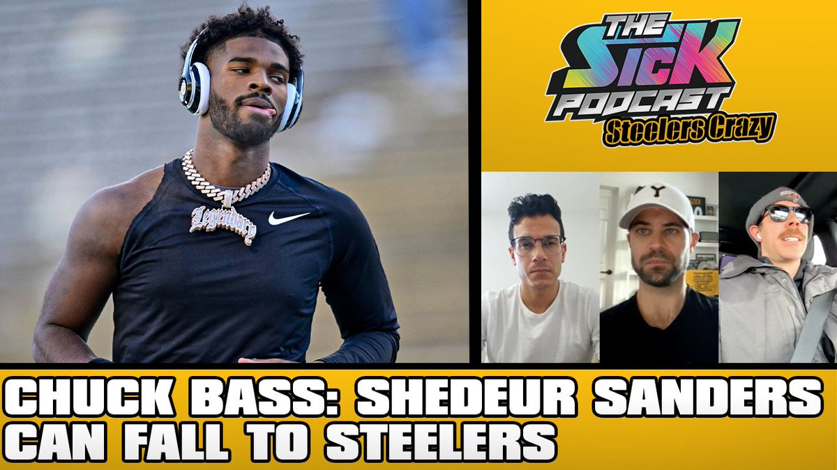 sickpodsteelers's tweet photo. 🚨New Episode🚨

@ChuckFBass joins @JYorkFootball &amp; @MikedUpSports1 to discuss:

🟡What should #Steelers do for QB?
🟡How can they take the next step?
🟡Najee Harris' future
🟡&amp; more!

Full pod👇
Watch: https://t.co/orVsmSp50S
Listen: https://t.co/gItkuIZiXt

#thesickpodcast https://t.co/Llm0TIyKsY