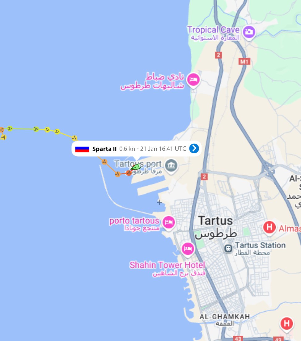 With this announcement and Sparta II alongside what has been the naval piers until now, where equipment is assembled for withdrawal, it looks very much like the end of an era for the Russian Navy's operations in the Mediterranean.